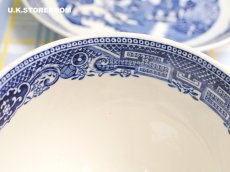 画像9: OB473 Wedgwood ウェッジウッド ウィローパターン モーニングカップ＆ソーサー (9)