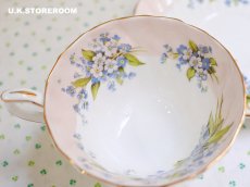 画像10: OB475  Aynsley  エインズレイ 忘れな草 ティーカップ＆ソーサー (10)