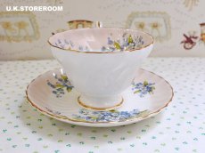 画像5: OB475  Aynsley  エインズレイ 忘れな草 ティーカップ＆ソーサー (5)