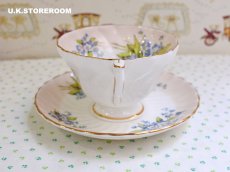 画像7: OB475  Aynsley  エインズレイ 忘れな草 ティーカップ＆ソーサー (7)