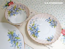 画像3: OB475  Aynsley  エインズレイ 忘れな草 ティーカップ＆ソーサー (3)