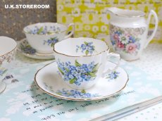 画像1: HA316 Hammersley  ハマースレイ 勿忘草 ティーカップ＆ソーサー (1)