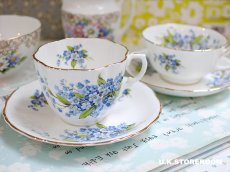 画像2: HA316 Hammersley  ハマースレイ 勿忘草 ティーカップ＆ソーサー (2)