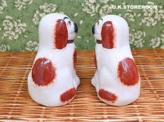 画像3: CO154 W Kent Pottery  ウィリアムケントポタリー スタッフォードシャードッグ (3)