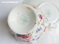 画像13: HA319 Hammersley  ハマースレイ  ハワードスプレイ チンツ ティーカップ＆ソーサー (13)