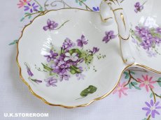 画像5: HA324 Hammersley  ハマースレイ ヴィクトリアンバイオレット スミレ ジャムディッシュ (5)