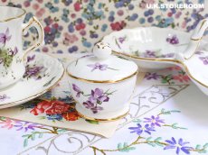画像1: HA322 Hammersley  ハマースレイ ヴィクトリアンバイオレット トリンケットボックス (1)