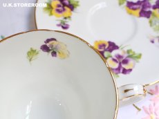 画像9: HA325 Hammersley  ハマースレイ パンジー ティーカップ＆ソーサー (9)