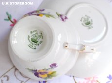 画像14: HA327 Hammersley  ハマースレイ パンジー ティーカップ＆ソーサーA (14)