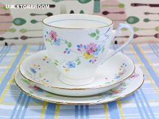 画像4: MB310 Royal Grafton ロイヤルグラフトン   フラワーモチーフ ティートリオ (4)