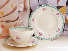 画像3: SC711 Susie Cooper  スージークーパー カーネーション モーニング ティートリオ (3)