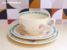 画像4: SC711 Susie Cooper  スージークーパー カーネーション モーニング ティートリオ (4)