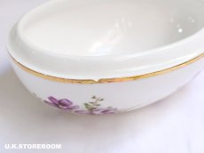 画像13: HA329 Hammersley  ハマースレイ ヴィクトリアンバイオレット エッグ トリンケットボックス A (13)