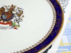 画像5: CO148 Royal Grafton   ロイヤルグラフトン クィーンエリザベス シルバージュビリー プレート (5)