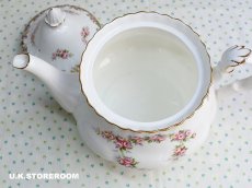 画像11: RA258 Royal Albert  ロイヤルアルバート ディミティローズ ティーポット (11)