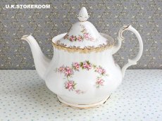画像3: RA258 Royal Albert  ロイヤルアルバート ディミティローズ ティーポット (3)