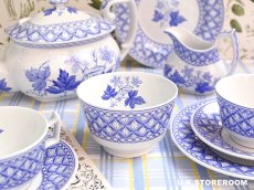 画像1: SPO326 Spode  スポード ゼラニウム シュガーボウル (1)