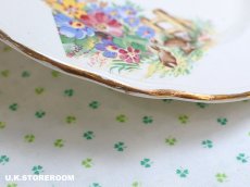 画像7: OB483 Washington Pottery  ワシントンポタリー カントリーシーン ケーキプレート (7)