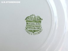 画像9: OB483 Washington Pottery  ワシントンポタリー カントリーシーン ケーキプレート (9)
