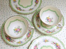 画像4: RA263 Royal Albert ロイヤルアルバート プルデンス ティートリオ (4)