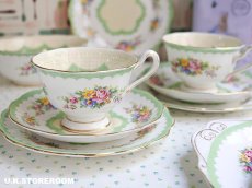 画像2: RA263 Royal Albert ロイヤルアルバート プルデンス ティートリオ (2)