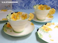 画像2: PA103 Paragon パラゴン アイスランドポピー フラワーハンドル ティートリオ (2)