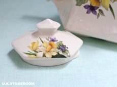 画像14: MB314 Crownford Giftware クラウンフォードギフトウエア スプリングフラワー ティーポット (14)