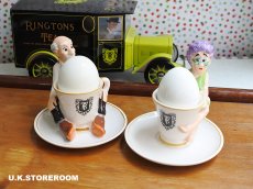 画像2: CO153 Ringtons  リントンズ  ロージーリー＆アールグレイ エッグカップ 2個セット (2)