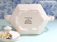 画像15: MB314 Crownford Giftware クラウンフォードギフトウエア スプリングフラワー ティーポット (15)
