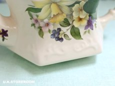 画像9: MB314 Crownford Giftware クラウンフォードギフトウエア スプリングフラワー ティーポット (9)