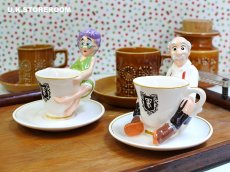画像1: CO153 Ringtons  リントンズ  ロージーリー＆アールグレイ エッグカップ 2個セット (1)