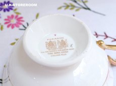 画像15: PA104 Paragon パラゴン  ローズパターン グリーン ティーカップ＆ソーサー (15)