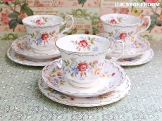 画像5: RA267 Royal Albert  ロイヤルアルバート ジュビリーローズ  ティートリオ (5)