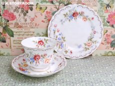 画像3: RA267 Royal Albert  ロイヤルアルバート ジュビリーローズ  ティートリオ (3)