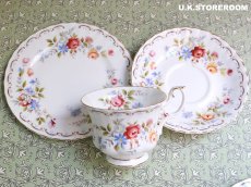 画像4: RA267 Royal Albert  ロイヤルアルバート ジュビリーローズ  ティートリオ (4)