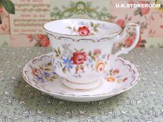 画像7: RA267 Royal Albert  ロイヤルアルバート ジュビリーローズ  ティートリオ (7)