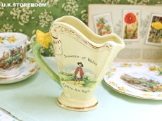 画像1: CO155 Wheetman ware ダッフォディルハンドル フラワーベース (1)