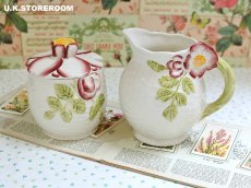 画像11: OB485 Shorter & Son   ショーター＆サン フラワーモチーフ クリーマー (11)