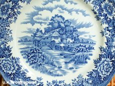 画像5: OB487 Salem China セーラムチャイナ イングリッシュビレッジ デザートプレート (5)