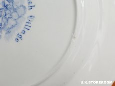 画像10: OB487 Salem China セーラムチャイナ イングリッシュビレッジ デザートプレート (10)