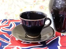 画像1: MB318 Leach Pottery リーチポタリー コーヒーカップ＆ソーサー (1)