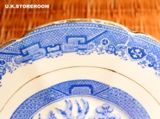 画像4: OB489  Clifton China クリフトンチャイナ ウィローパターン BBプレート (4)
