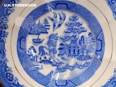 画像3: OB489  Clifton China クリフトンチャイナ ウィローパターン BBプレート (3)