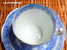 画像10: OB488  Clifton China クリフトンチャイナ ウィローパターン ティートリオ (10)