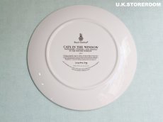 画像7: CH407 Royal Doulton Lesley Anne Ivory  レズリー・アン・アイボリー Cats in the window ウィンター ピクチャープレート  (7)