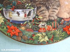 画像6: CH407 Royal Doulton Lesley Anne Ivory  レズリー・アン・アイボリー Cats in the window ウィンター ピクチャープレート  (6)
