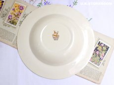 画像6: SC725 Susie Cooper  スージークーパー ドレスデンスプレイ スーププレートB (6)
