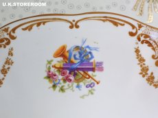 画像7: OB496 Royal Doulton  ロイヤルドルトン 白い鳩&トランペット, 矢＆ローズ  BBプレート (7)