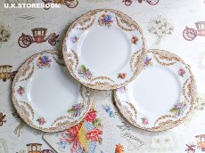 画像2: OB497 Royal Doulton  ロイヤルドルトン 白い鳩&トランペット, 矢＆ローズ  ケーキプレート (2)