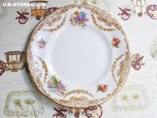 画像3: OB497 Royal Doulton  ロイヤルドルトン 白い鳩&トランペット, 矢＆ローズ  ケーキプレート (3)